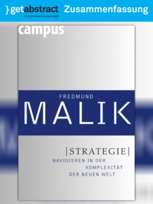 cover image of Strategie (Zusammenfassung)